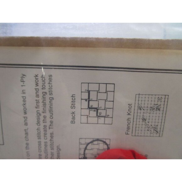 Wee Winsomes Willies Bib Christmas Cross Stitch Kit Elf Puppy Dog 1984 New - Picture 8 of 9